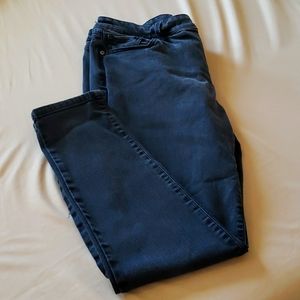 St John's Bay Ladies Denim Jeans in black.